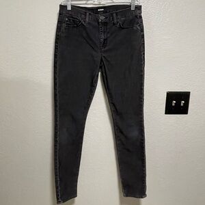 Hudson Nico Super Skinny MidRise Dark Purple Corduroy Pants Size 27